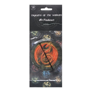 Beltane Dragon Musk Scented Air Freshener by Anne Stokes