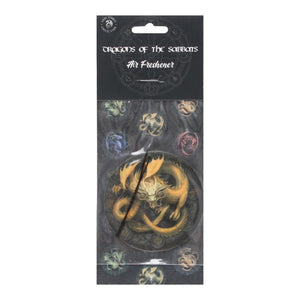 Imbolc Dragon Pine Scented Air Freshener by Anne Stokes