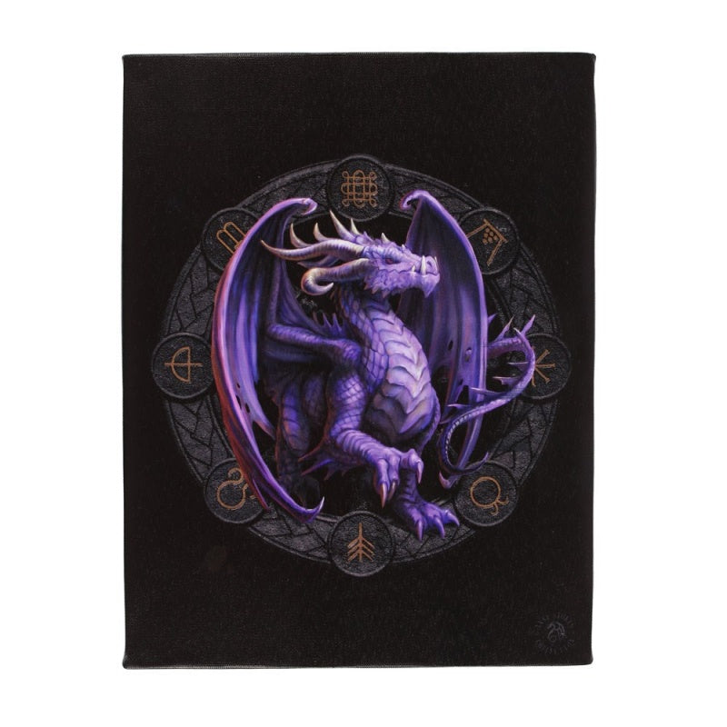 Samhain Dragon Small Canvas by Anne Stokes