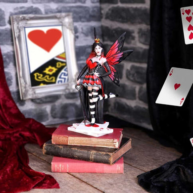 Wonderland Fairies Queen of Hearts Red Card Premium Figurine