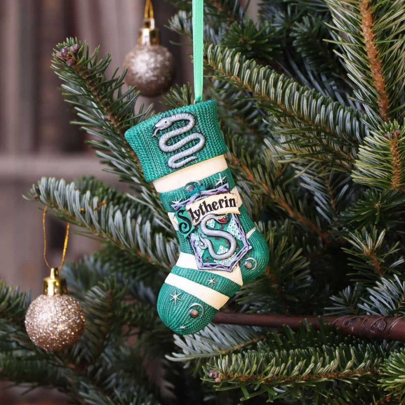 Harry Potter Slytherin Stocking Hanging Festive Ornament