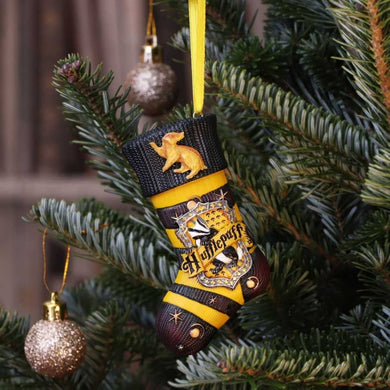 Harry Potter Hufflepuff Stocking Hanging Festive Ornament