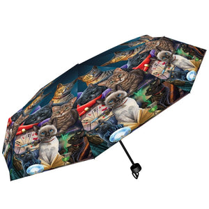 Magical Cats Umbrella by Lisa Parker