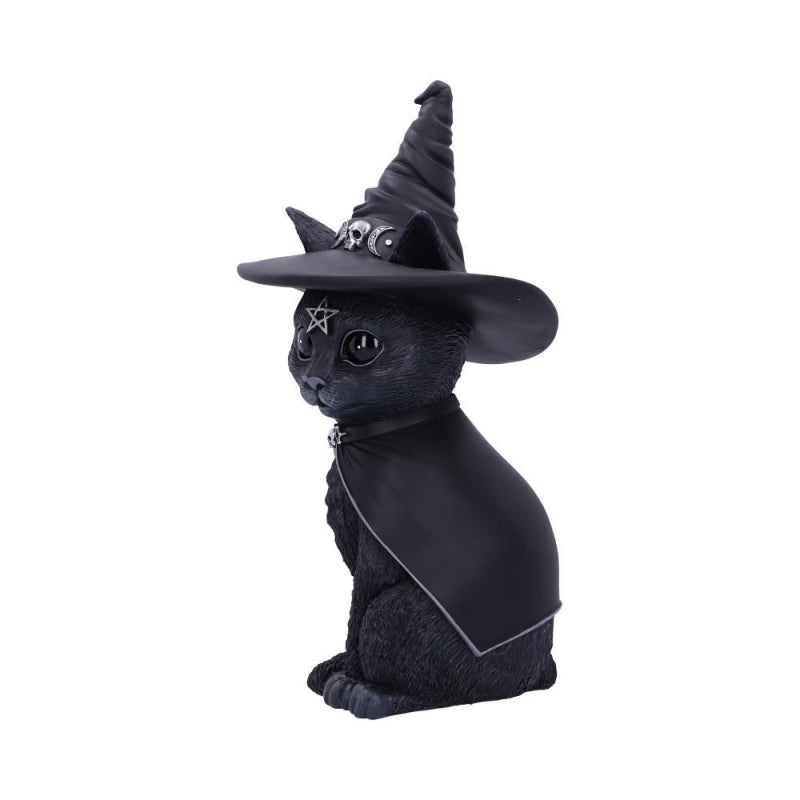 Large Purrah Witch Cat Figurine