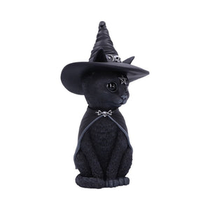 Large Purrah Witch Cat Figurine