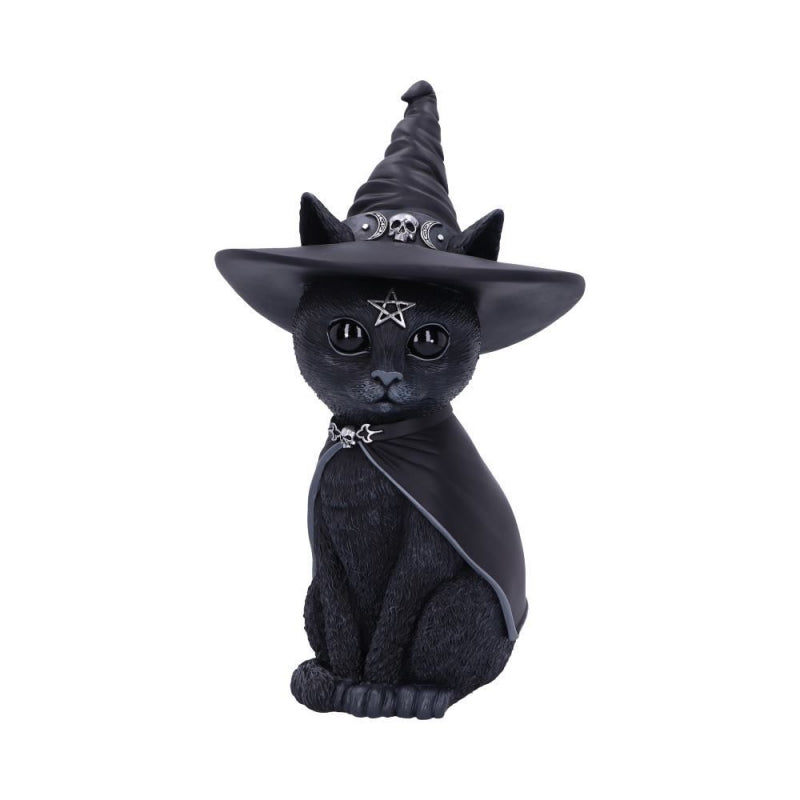 Large Purrah Witch Cat Figurine