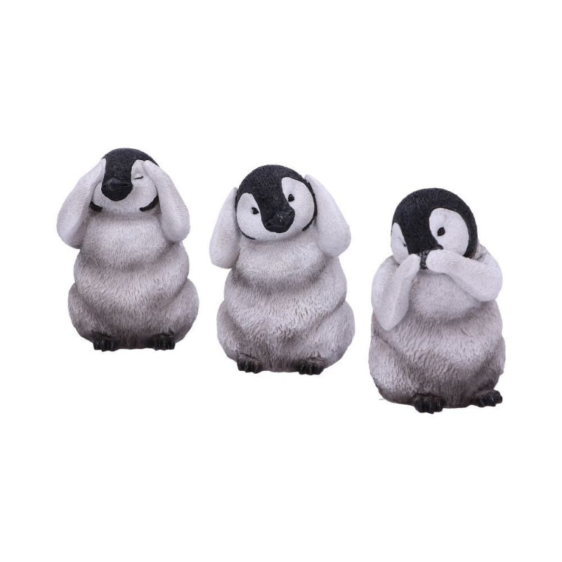 Three Wise Penguins Figurines