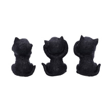 Three Wise Kitties Figurines