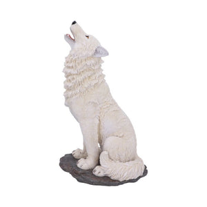 Storms Cry Howling White Wolf Figure