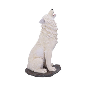 Storms Cry Howling White Wolf Figure