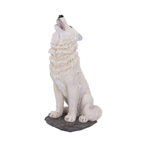 Storms Cry Howling White Wolf Figure