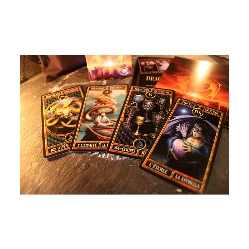 The Dragon Tarot set by Anne Stokes