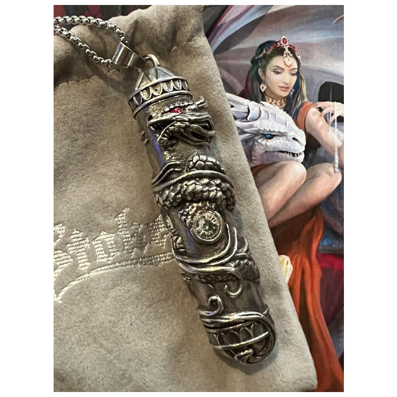Dragon Charm Pendant Artefact by Anne Stokes