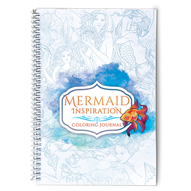 Colouring Journal - Mermaid Inspirational by Selina Fenech