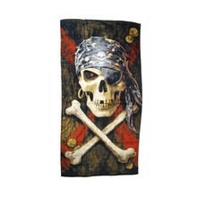 Pirate Skull Towel by Anne Stokes