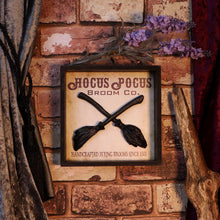 Hocus Pocus Broom Co Witches Picture Frame Wall Plaque