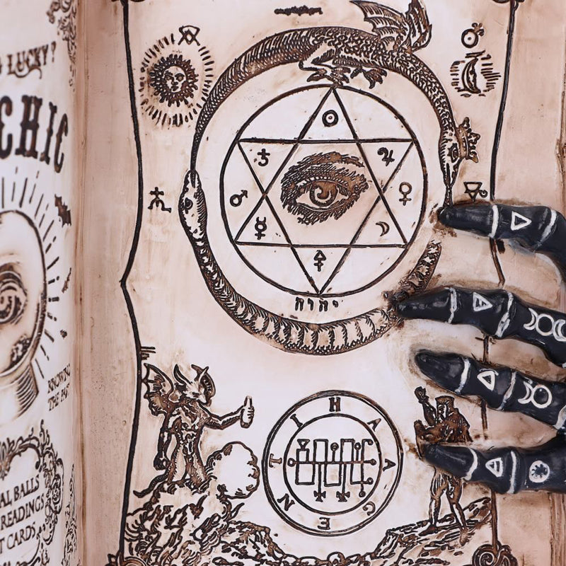 Psychic Compendium Palmists Grimoire Figurine