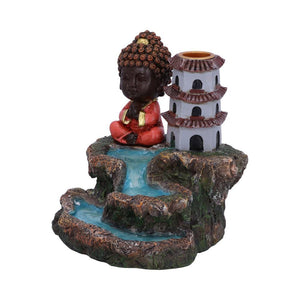 Zen Temple Buddha River Backflow Incense Cone Burner