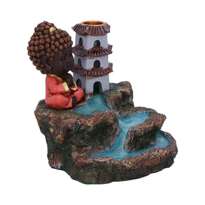 Zen Temple Buddha River Backflow Incense Cone Burner