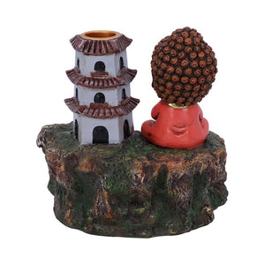 Zen Temple Buddha River Backflow Incense Cone Burner