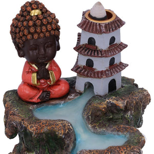 Zen Temple Buddha River Backflow Incense Cone Burner