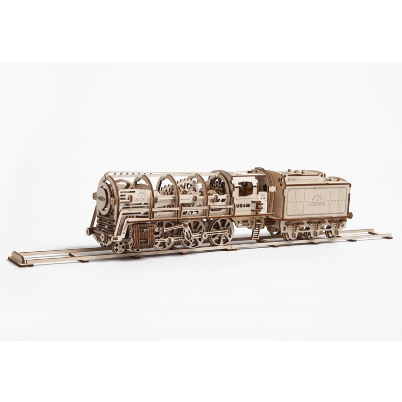 UGears 460 Steam Locomotive with Tender