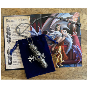 Dragon Charm Pendant Artefact by Anne Stokes