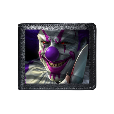 Mischief Clown 3D Lenticular Wallet by Tom Woods