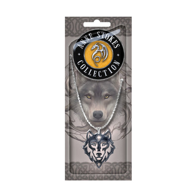 Wolf Tribal Pendant by Anne Stokes