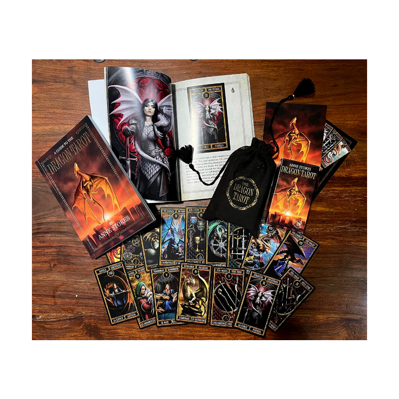 The Dragon Tarot set by Anne Stokes