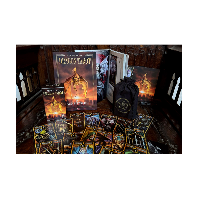The Dragon Tarot set by Anne Stokes
