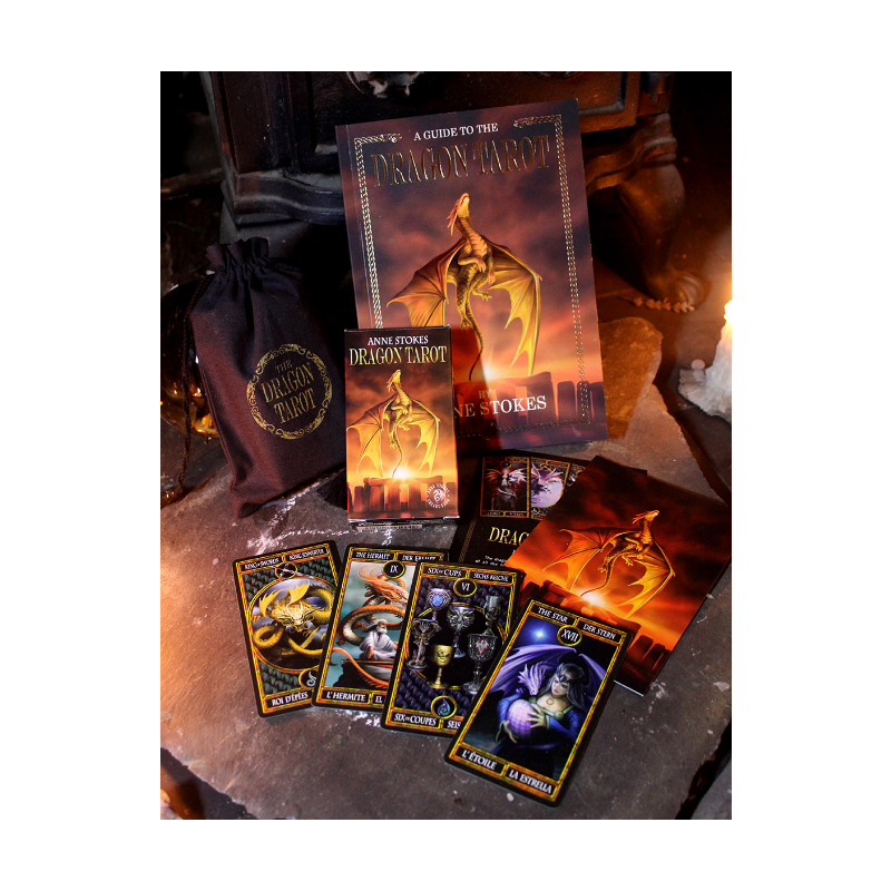 The Dragon Tarot set by Anne Stokes