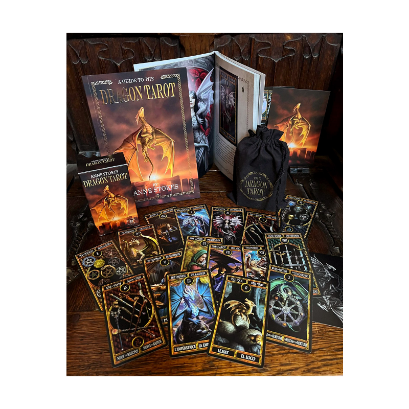 The Dragon Tarot set by Anne Stokes