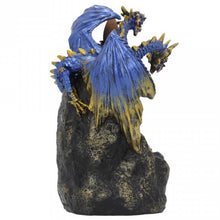 Azure Geode Backflow Incense Burner