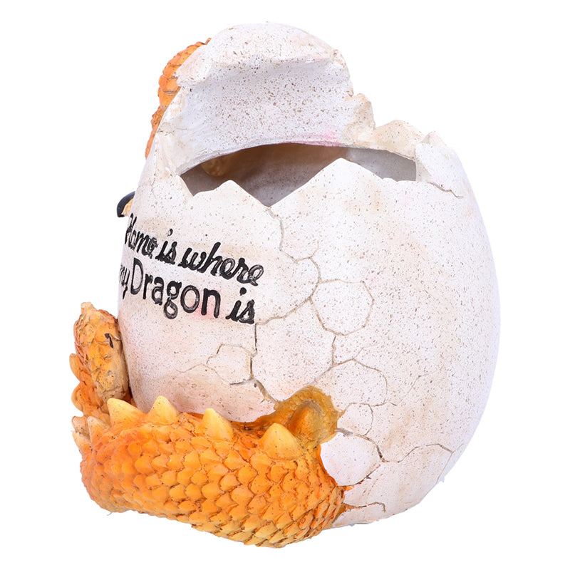 Home Is Where My Dragon Is Pot Garden/House Figurine