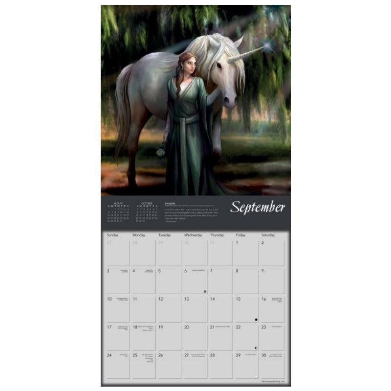 Anne Stokes 2023 Unicorns Calendar